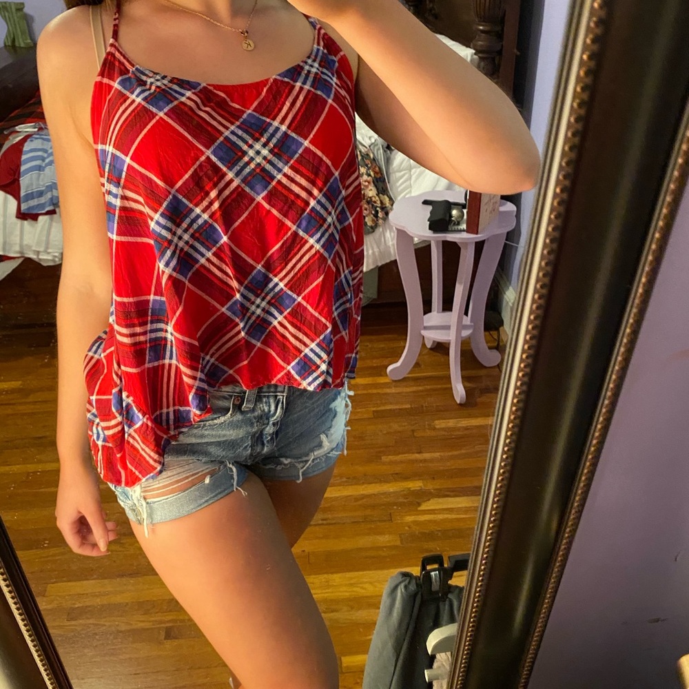Plaid tank!!